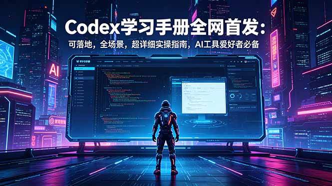 (18871期)Codex学习手册全网首发:可落地,全场景,超详细实操指南,AI工具爱好者必备-钛库啦