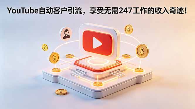 (18658期)YouTube 自动客户引流,享受无需 247 工作的收入奇迹!【原创双语字幕】-钛库啦