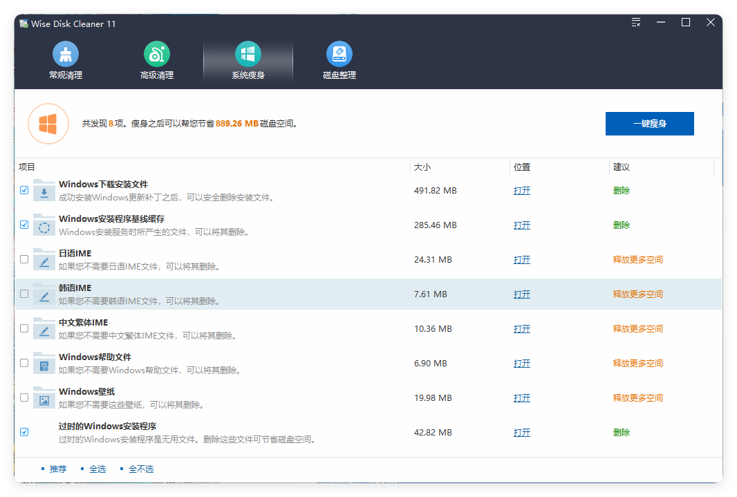 Wise Disk Cleaner v11.3.5.855绿色版-钛库啦