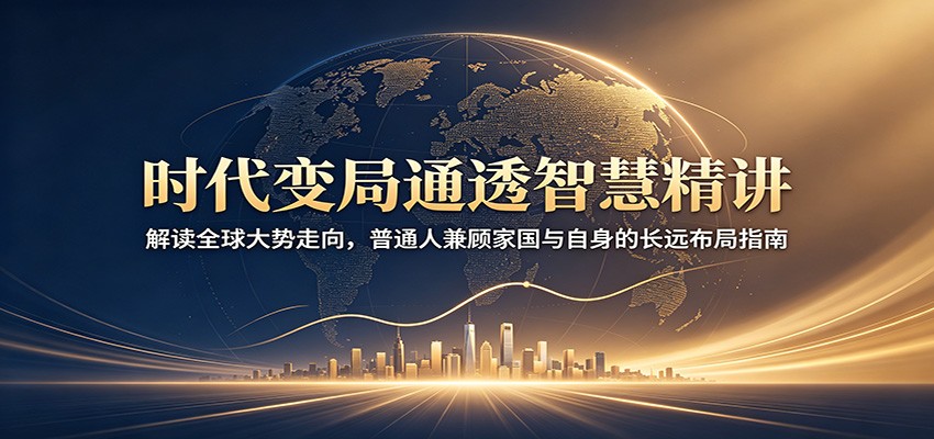 时代变局通透智慧精讲:解读全球大势走向,普通人兼顾家国与自身的长远布局指南-钛库啦