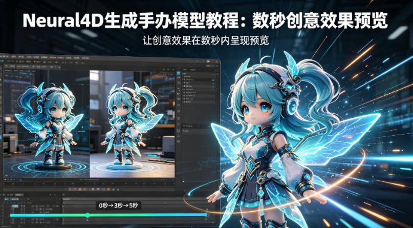 Neural4D生成手办模型教程,让创意效果在数秒内呈现预览-钛库啦