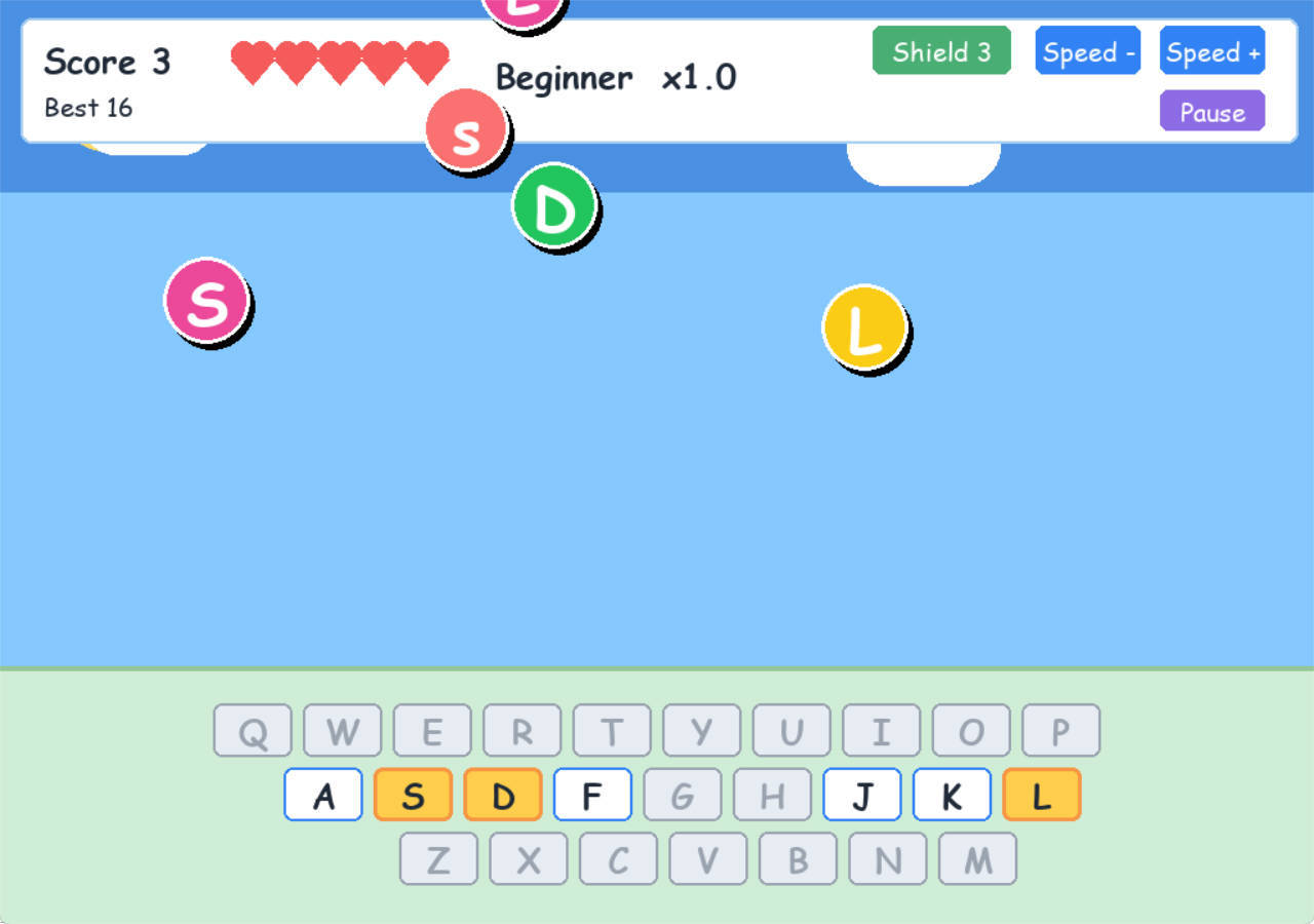 小孩键盘熟练字母大冒险V1.0-钛库啦